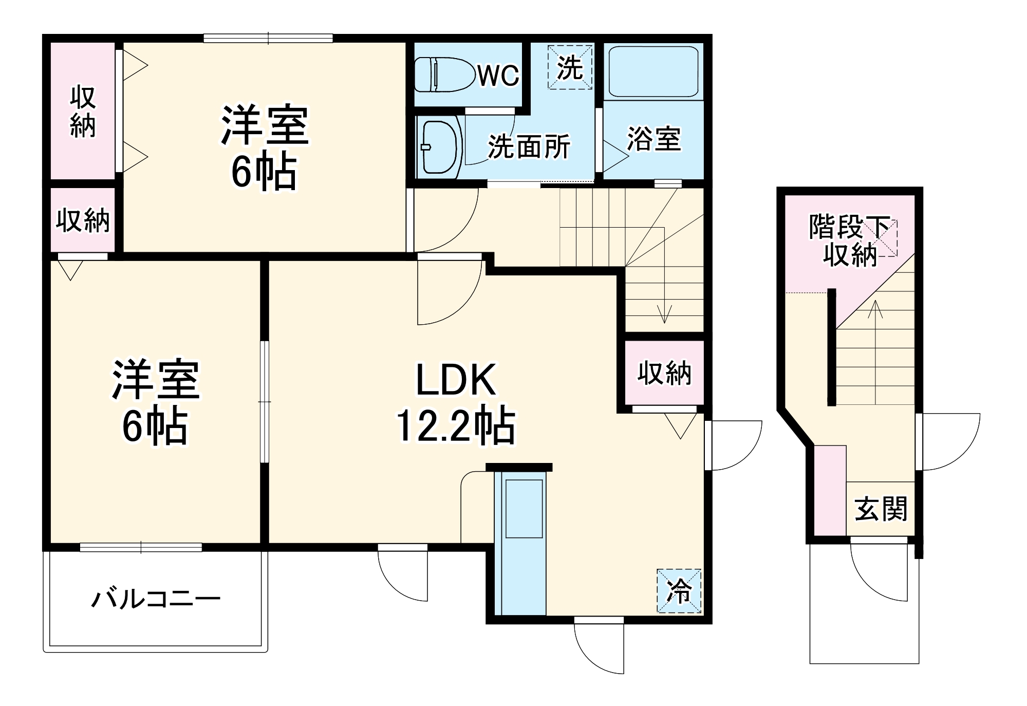 エレガンシアⅠの間取り