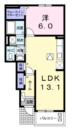 サニーレジデンスBの間取り