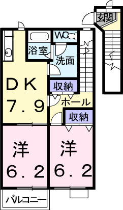 ファミール一番館の間取り