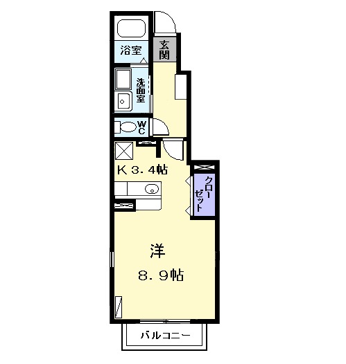 クレディの間取り