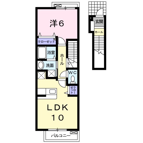 エスペランサⅠの間取り