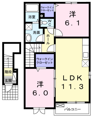 ローレル コートの間取り