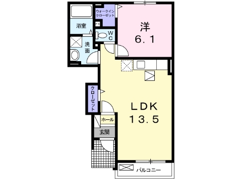 カーサ イリーデAの間取り