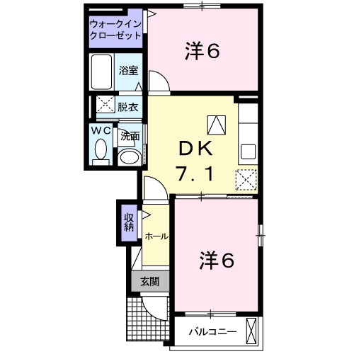 ウッディー・パレスの間取り