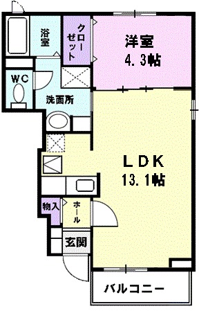 ブリーゼ北の間取り