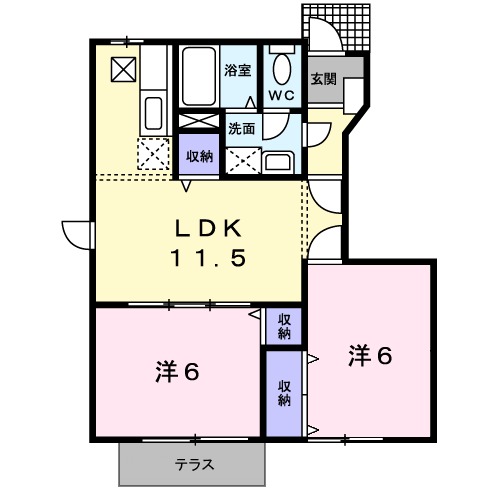 ヒルズy&yの間取り