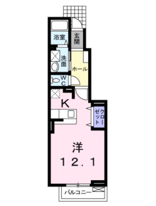 メゾン　セレノ・01030号室の間取り