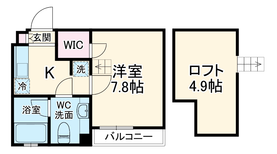トレジャー霞ヶ関の間取り