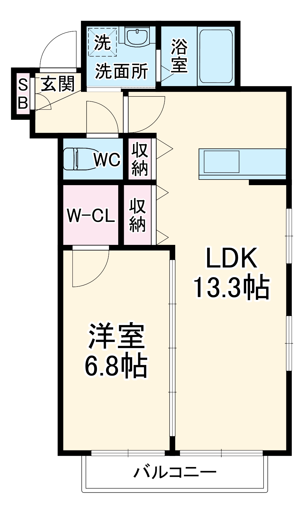 グランソラージュの間取り