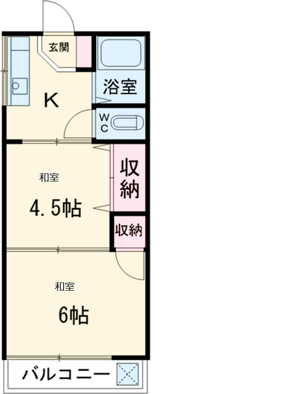 北浦和レジデンスの間取り