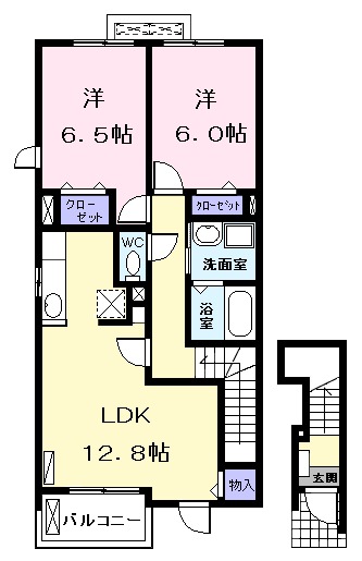 サンリット Ⅰの間取り
