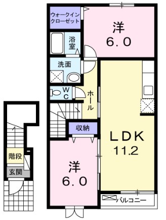 オリエンタル・ヴィラの間取り