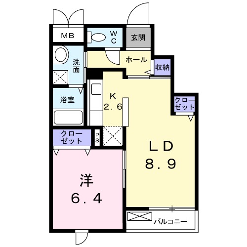 MGM BLDG.Ⅱの間取り