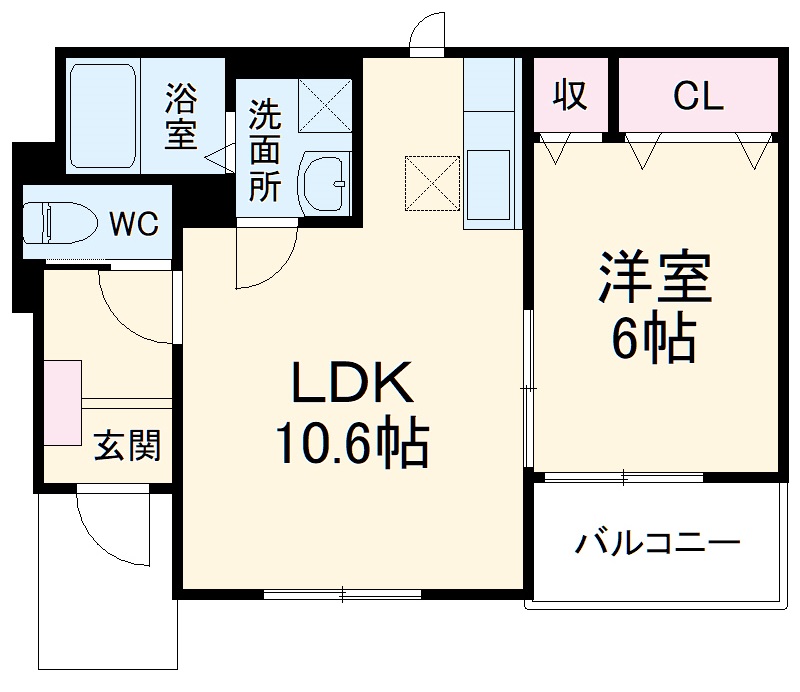 サニースクエア Ⅰの間取り