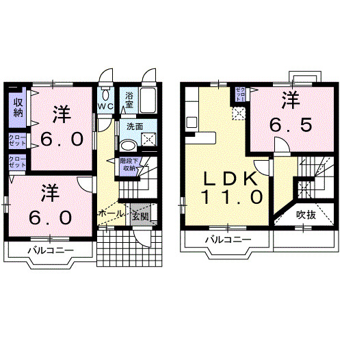 ブリッサの間取り