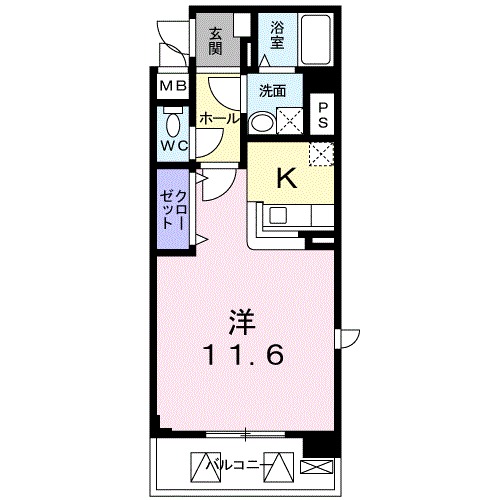 サンハイツ大島の間取り