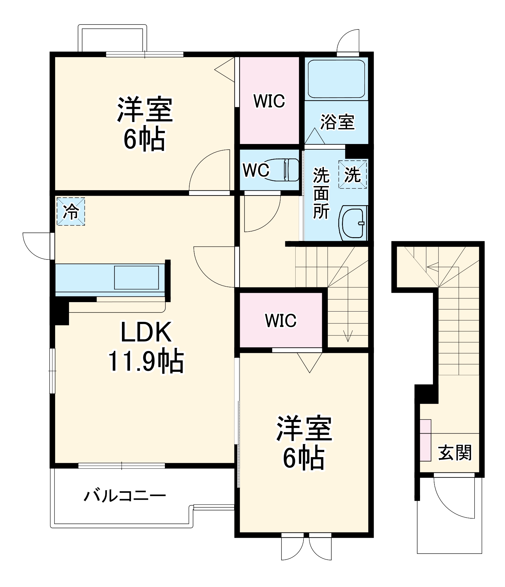 グラン・ソレイユの間取り