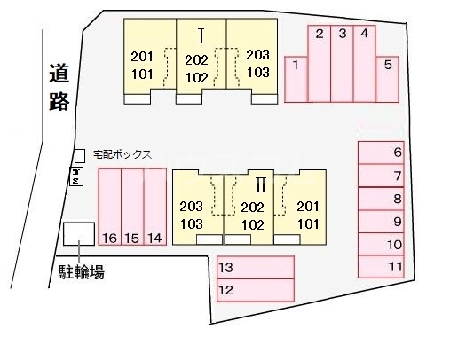 2/8 駐車場