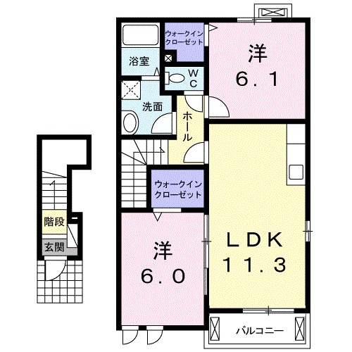 クロノス Ⅱの間取り