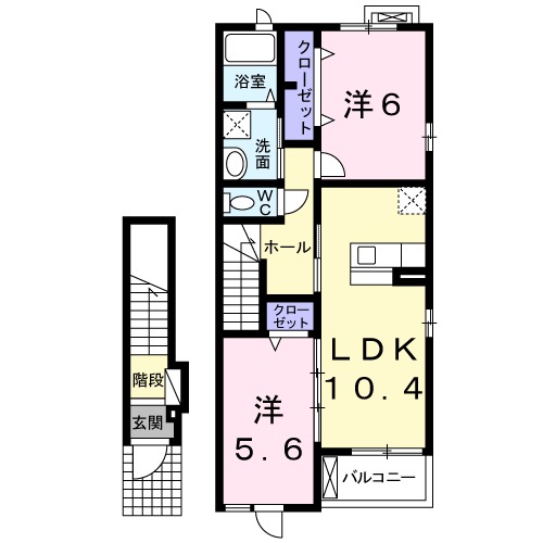 フリシュ ライツの間取り