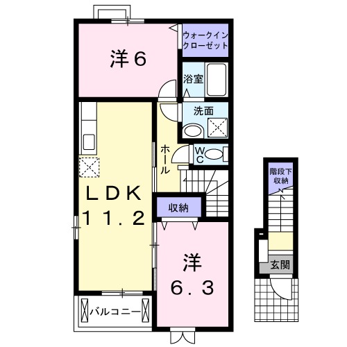 プライムハイツの間取り