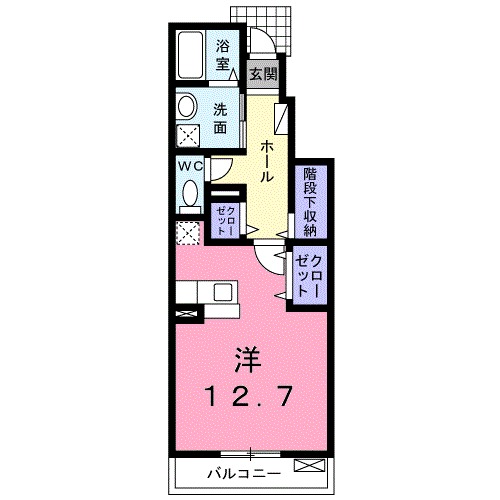 A&Kハイツの間取り