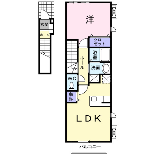 ベルメゾンの間取り