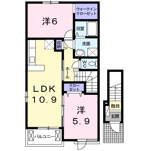 KALION Bの間取り