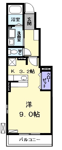 ファミ－ユ　メゾンの間取り
