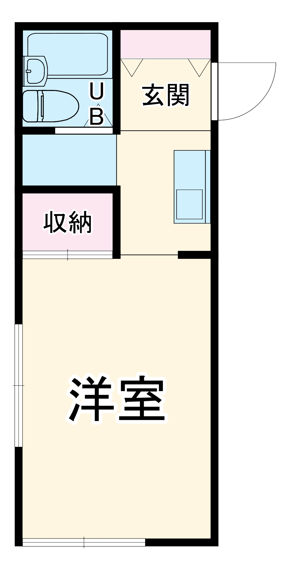 難波ハイツの間取り