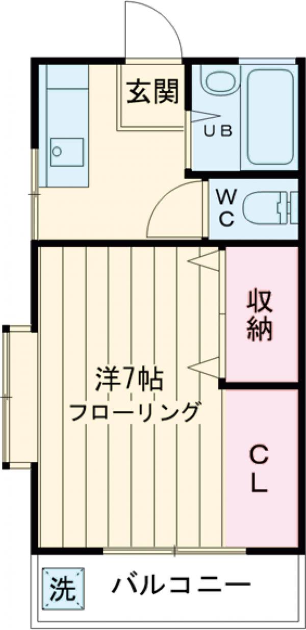 フジハイツの間取り
