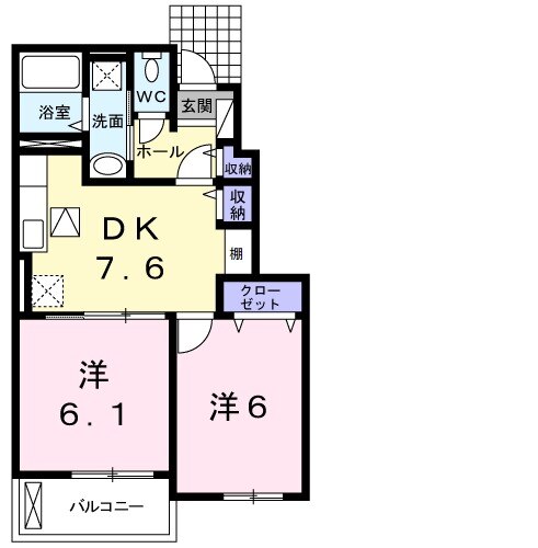 スローフォレストⅡの間取り