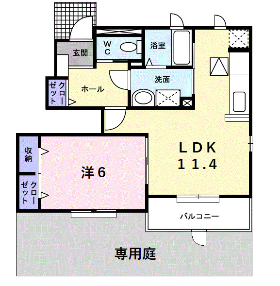 メゾン伏見の間取り