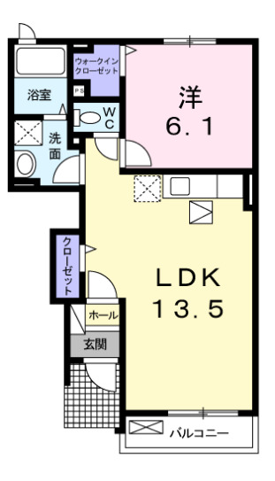 ウィッシュBの間取り