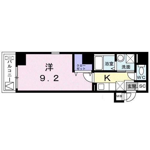 アストル吉敷町の間取り