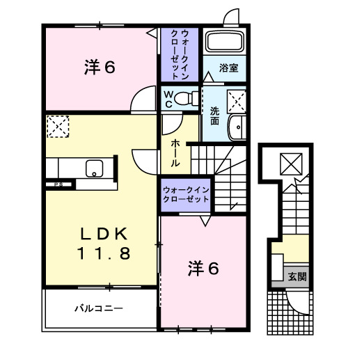 セレノの間取り