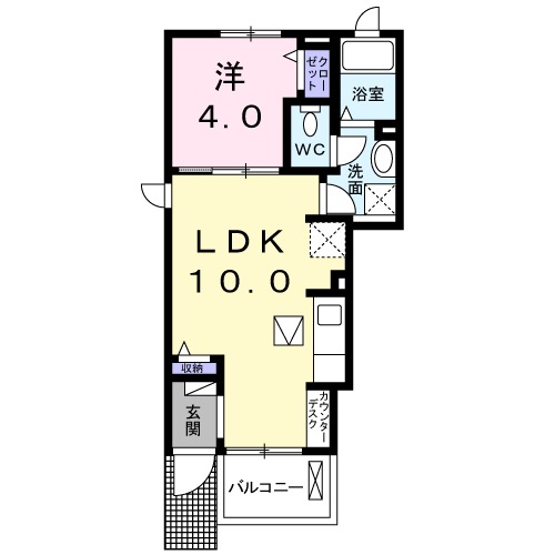 カーサ アリエッタの間取り