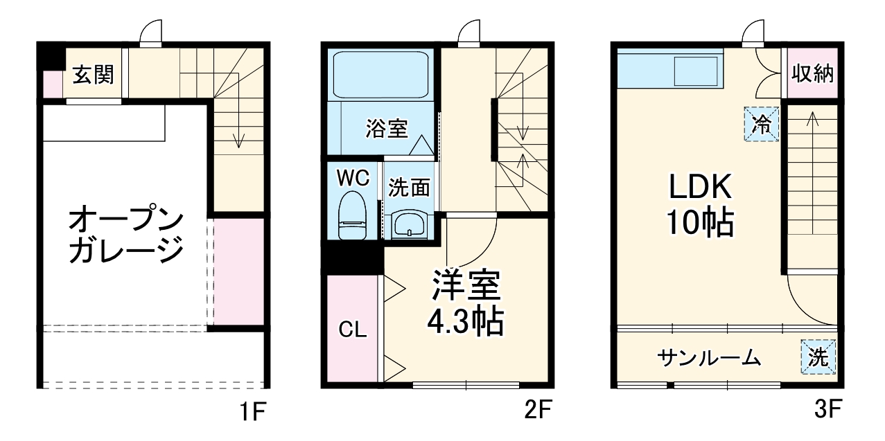 FlageoletⅢの間取り