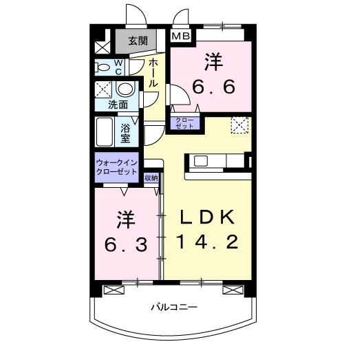 プライムスクエアの間取り