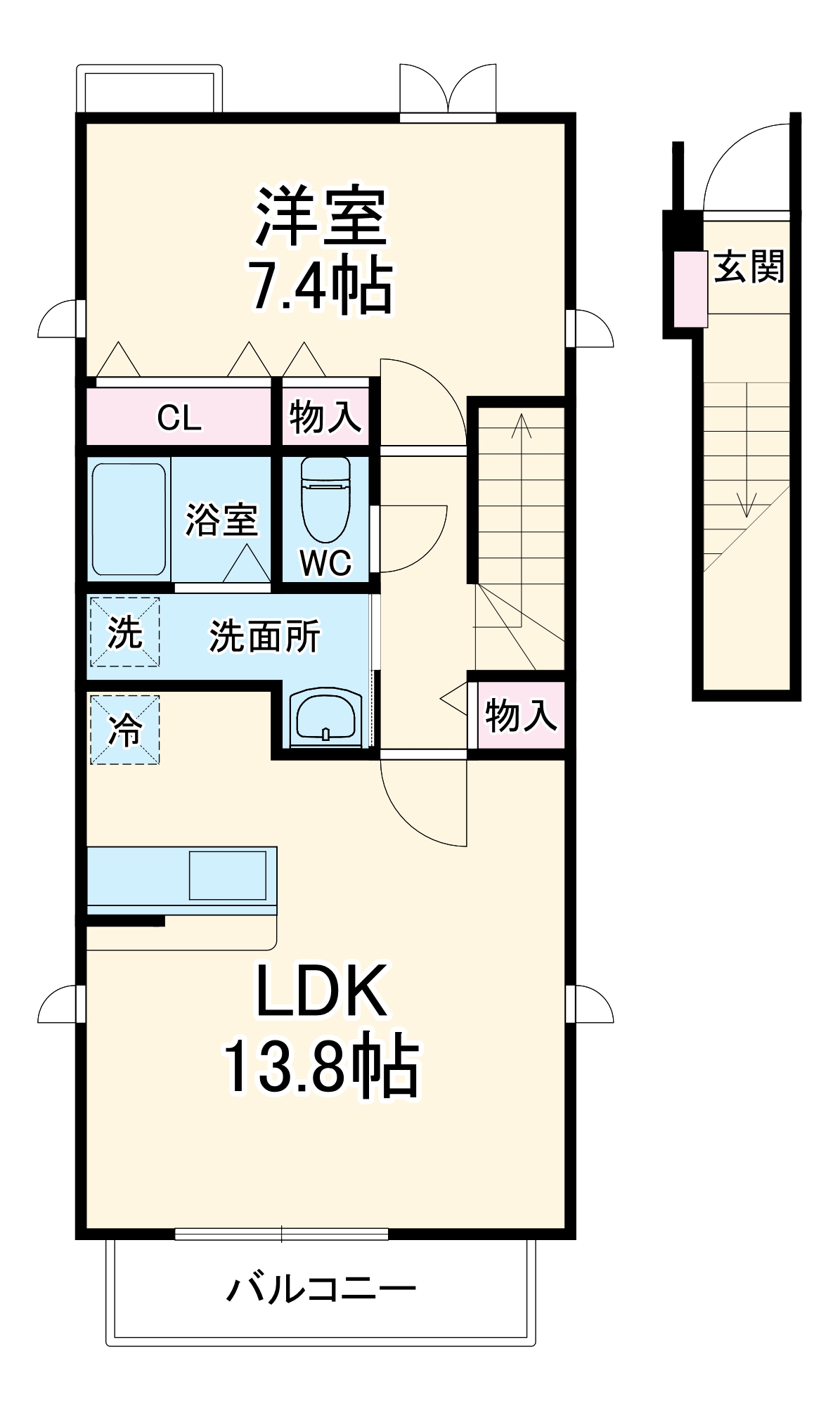 KIRA Ⅰの間取り