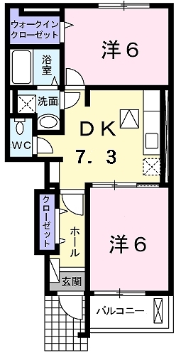 コリーヌ栗の木の間取り