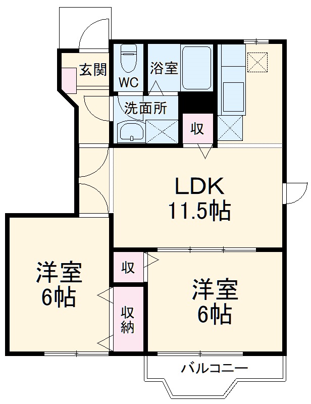 K・レジデンスⅠの間取り