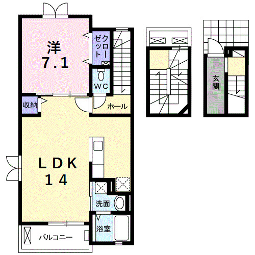 エスペランサ・03030号室の間取り