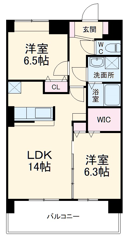 プラジュ千種の間取り