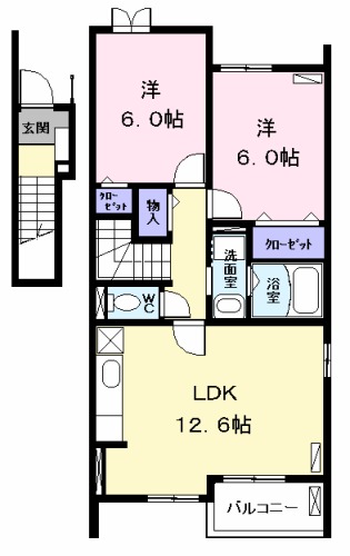 T・イストワールの間取り