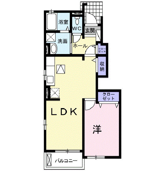 アルカンシェル東台 B棟の間取り