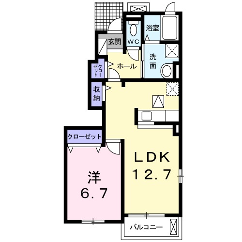 Maison あやたかの間取り