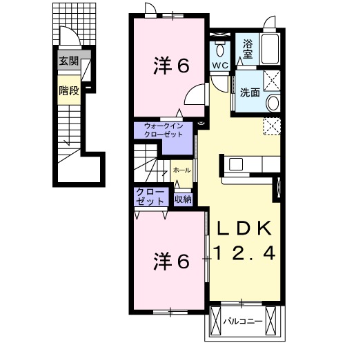 Maison あやたかの間取り