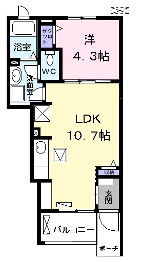 ファイン幸友の間取り