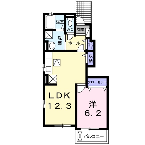 サニーブライトの間取り